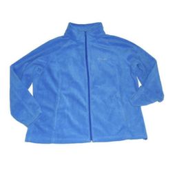 Columbia Sweater Blue Fleece Zip Up Jacket 2X