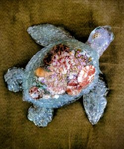 GIANT HANDMADE RESIN SEA TURTLE