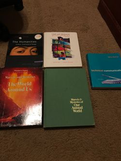 Assorted books readers digest the humanities child development technical communication