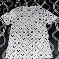 True Religion Men's Monogram All Over Print T-Shirt