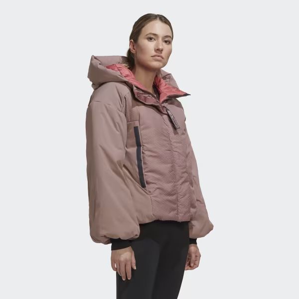 Adidas oversized thick winter snow puffer jacket coat bomber