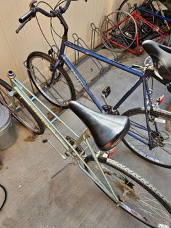 Vintage mountain bikes