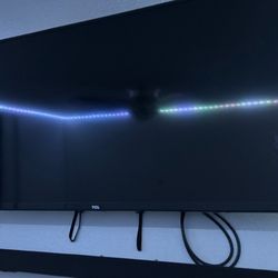 like new 55 inch roku smart tv