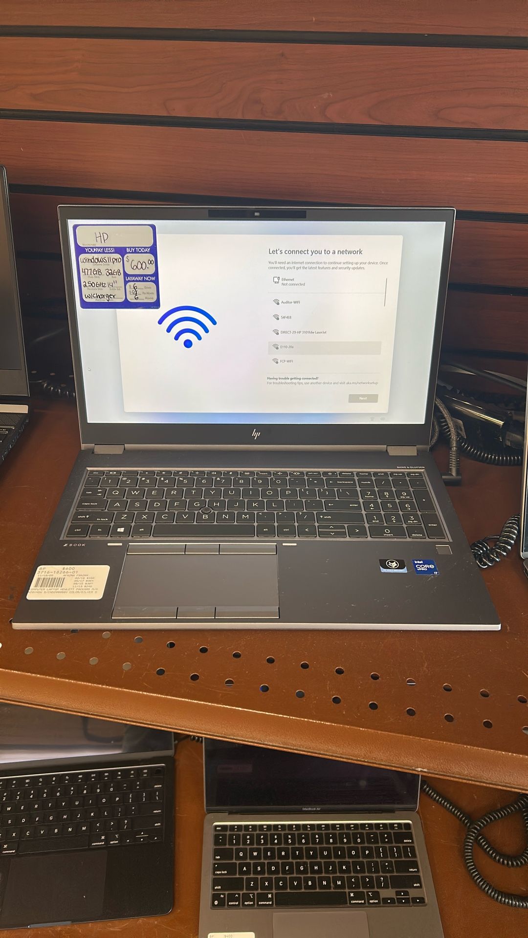 HP Zbook Laptop With Charger