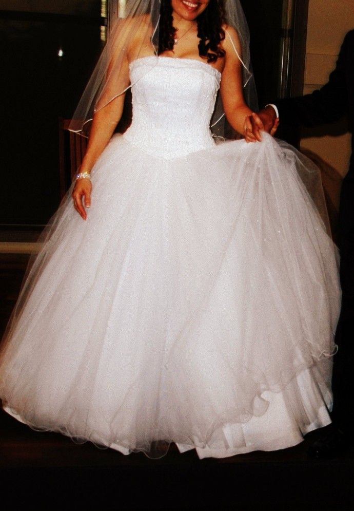 David's Bridal Ball Gown