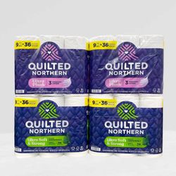 Quilted Northern Toilet Paper 9=36 Rolls