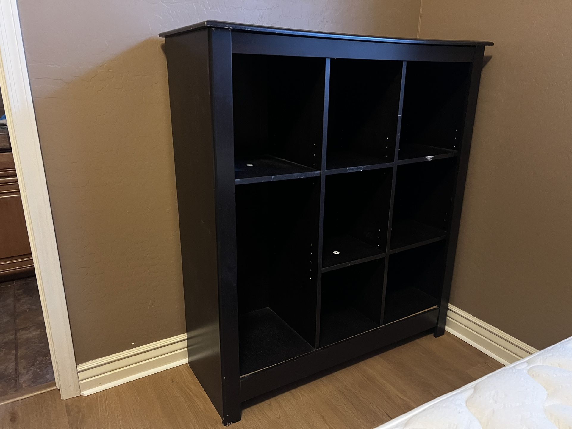 Dark Brown Storage Shelf
