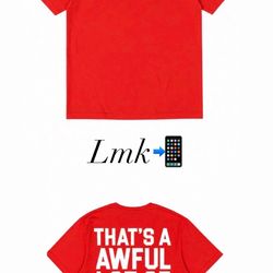 Awful lot cough syrup shirt