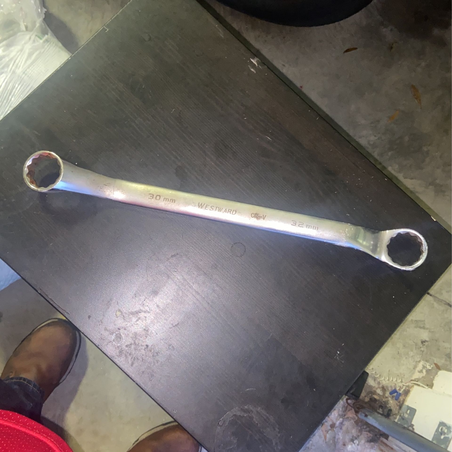 Westward Double Ended Box Wrench, Metric - 30 x 32mm