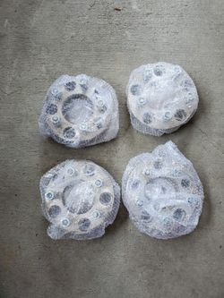 Adapters for your rims. Measurements are on the Box check pictures.