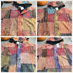 100% Cotton stone-washed hoodie jackets with fleece. Perfect winter wear. 