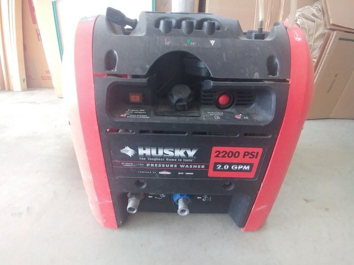 $100 Husky 2200 psi Pressure Washer