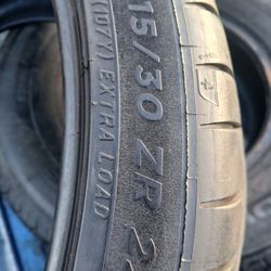 315/30ZR22 Michelin Pilot Sport Tires (2)