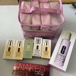 Brand New Clinique, Urban Decay And Make Up Bag