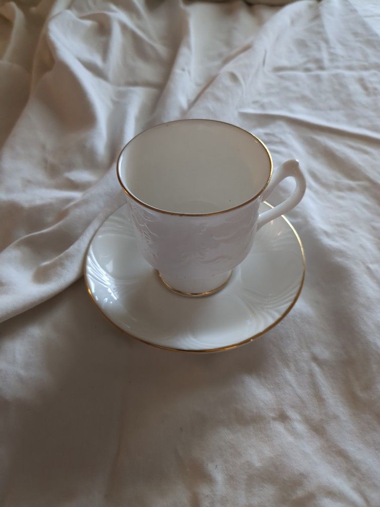 Staffordshire Tea Cup And Saucer