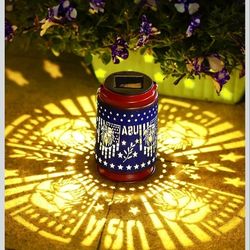 Eagle Solar Lanterns Outdoor Waterproof:Hanging Lights Garden Decor for Landscape Yard Lawn Porch Gifts for Women Men Dad