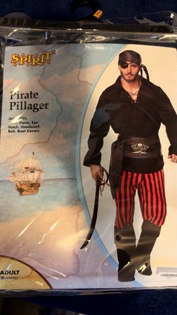 Spirit Pirate Pillager Adult Costume Small