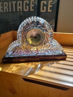Princess House Authentic Crystal Clock