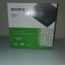 Sony Blu-ray/DVD Player w/ Streaming