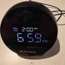 BAUHN Digital Alarm Clock with 10W Wireless Phone Charging Station