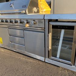 Brand New Patio Island Bbq Grill Propane Stainless Steel 