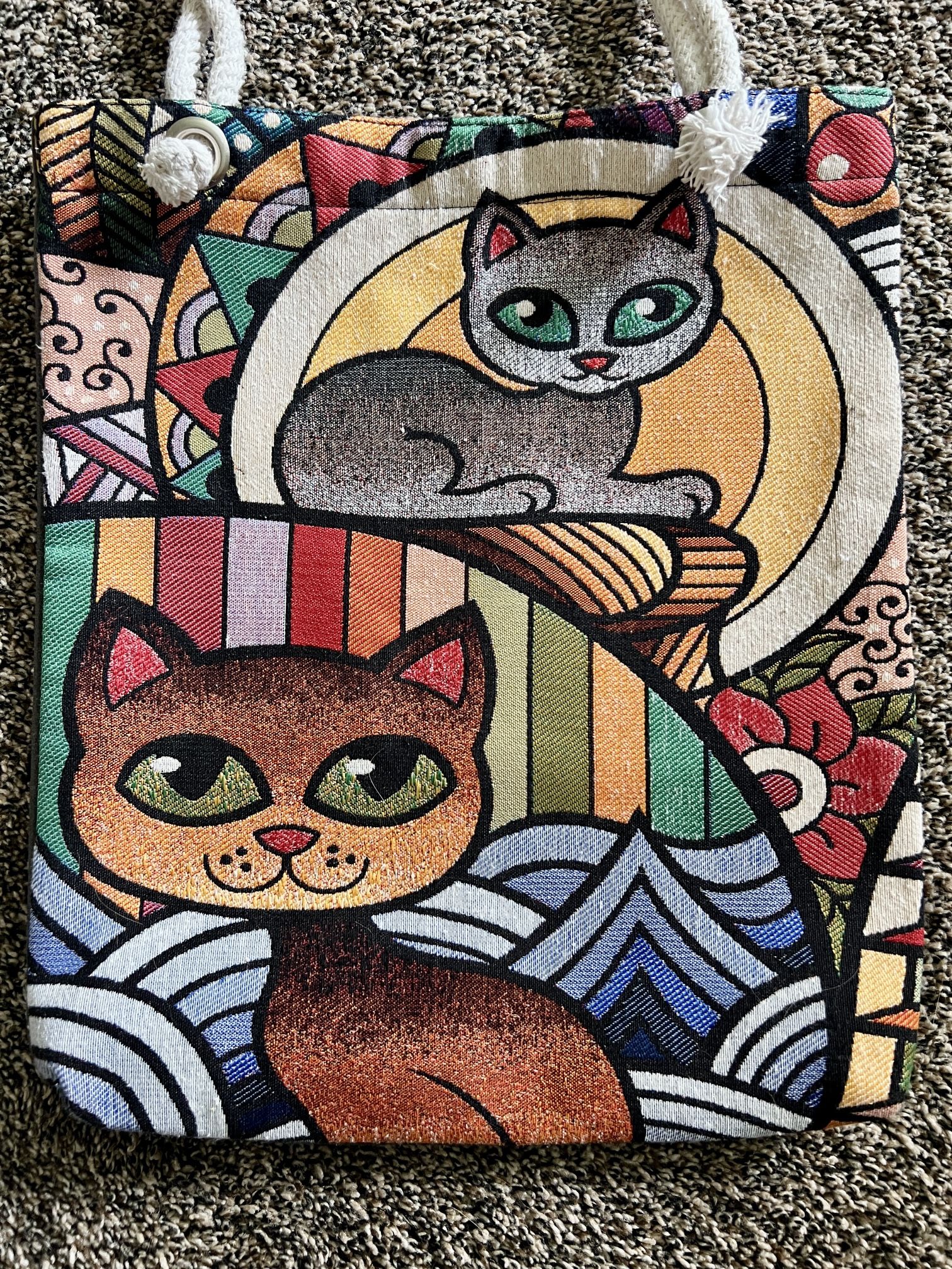 turkish cat tote bag