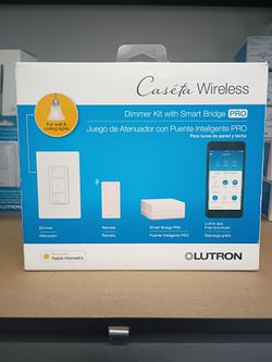 Lutron Caséta wireless dimmer kit and Smart Bridge