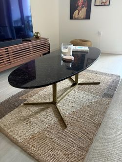 Marble coffee table