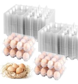 100 Pack 12 Count Plastic Egg Cartons - Bulk Cheap Clear Reusable Egg Containers for Chicken Eggs, Dozen Egg Storage Solutions. 1K+ bought in past mon