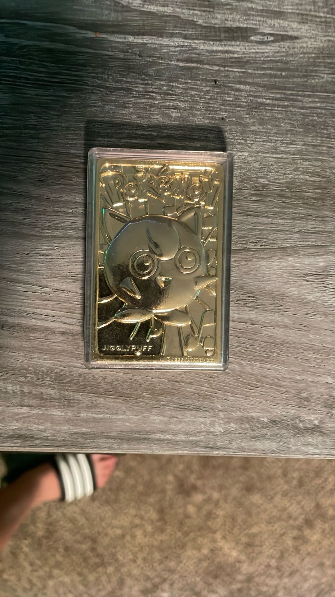 Gold Jiggly Puff 1999 Nintendo