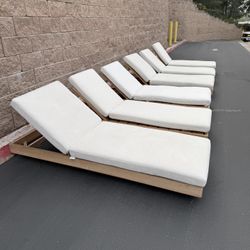 Restoration Hardware Pool Chaises 