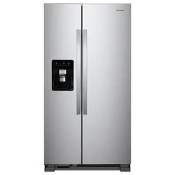 Whirlpool
24.6 cu. ft. Side by Side Refrigerator in Monochromatic Stainless Steel