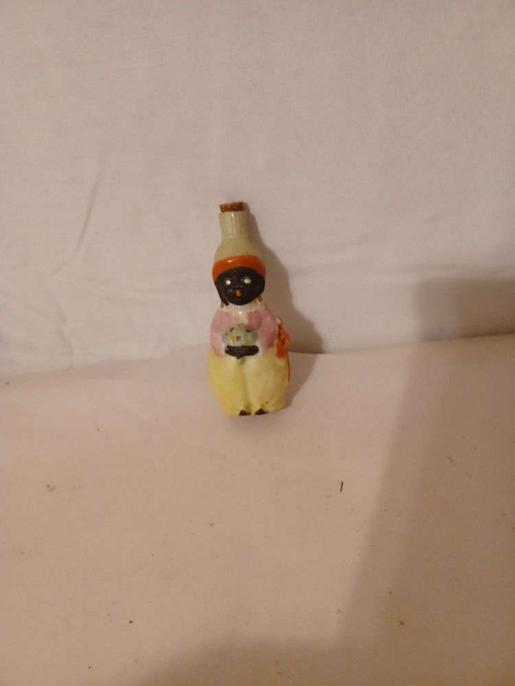 40's Miniature Americana Perfume Bottle With Cork