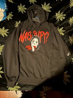 GhostFace “WASSUP!?” Hoodie (Black)
