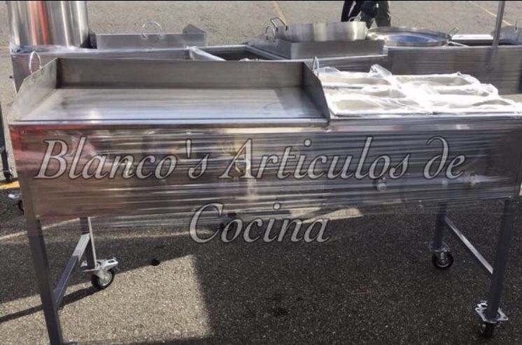 Plancha para Tacos /Taco Grill /Carrito para Tacos