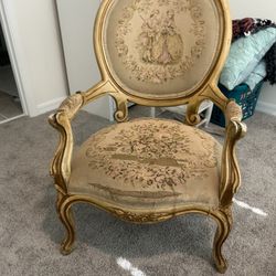 Antique French Sitting Chair 