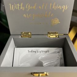 Prayer Box With Prayer Cards 