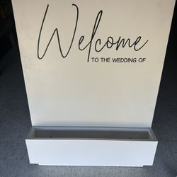 Wedding Welcome Flower Box