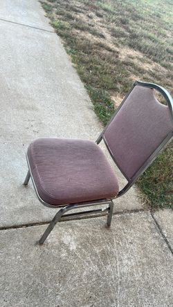 6 Heavy chair steel $25 each