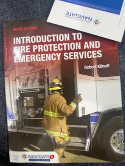 Introduction to Fire Protection and Emergency Services Like New