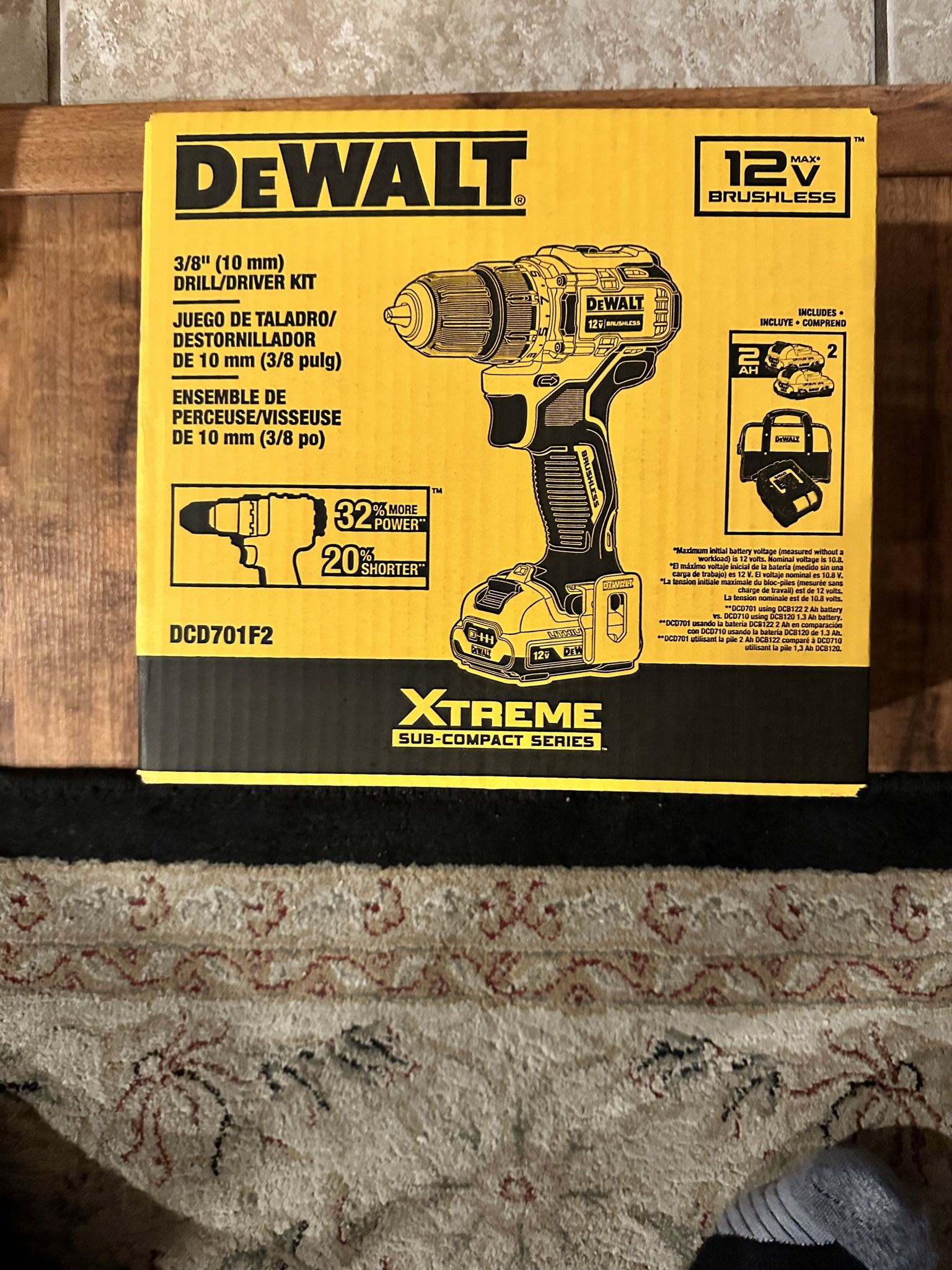 Brand new DEWALT 12V MAX XR Drill Driver Kit