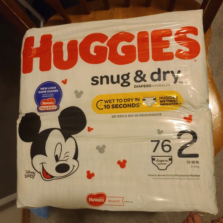 Brand New Huggies Diaper Packs Unopened 