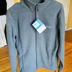 Brand New Men's Columbia Flattop Ridge Fleece Jacket