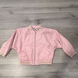 Cotton On Girls Reversible Windbreaker . Pink / Size 5