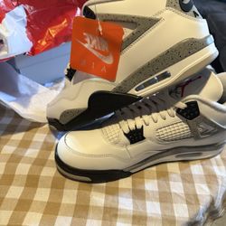 Air Jordan 4 Retro White Cement 