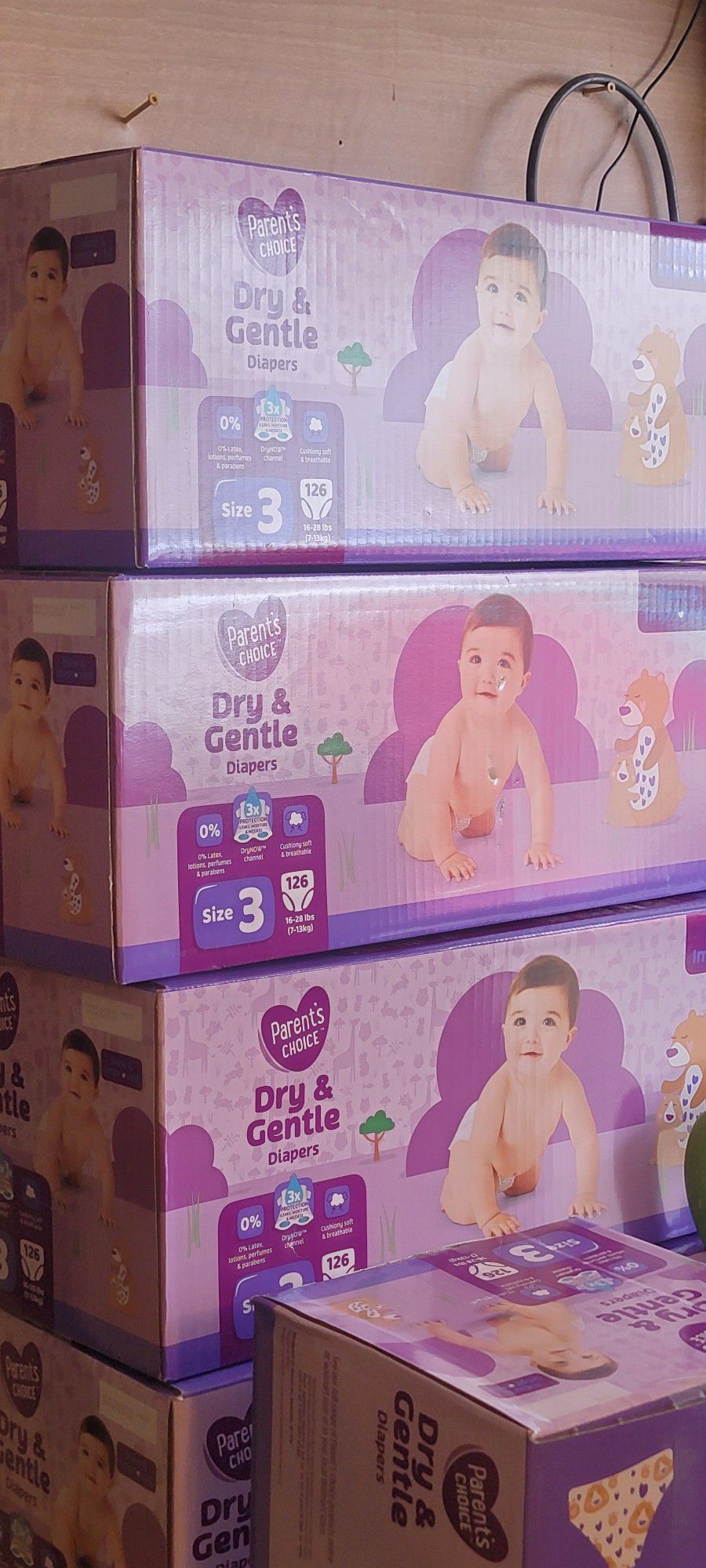 Size 3 Diapers 126 Count