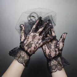 Party Gloves (red, Black, White)