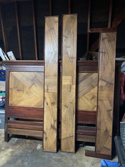 Cal King Wooden Bed Fame