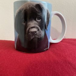 2004 Chocolate Lab on ceramic Mug by John Weiss Greenwich Workshop for Lang Co.