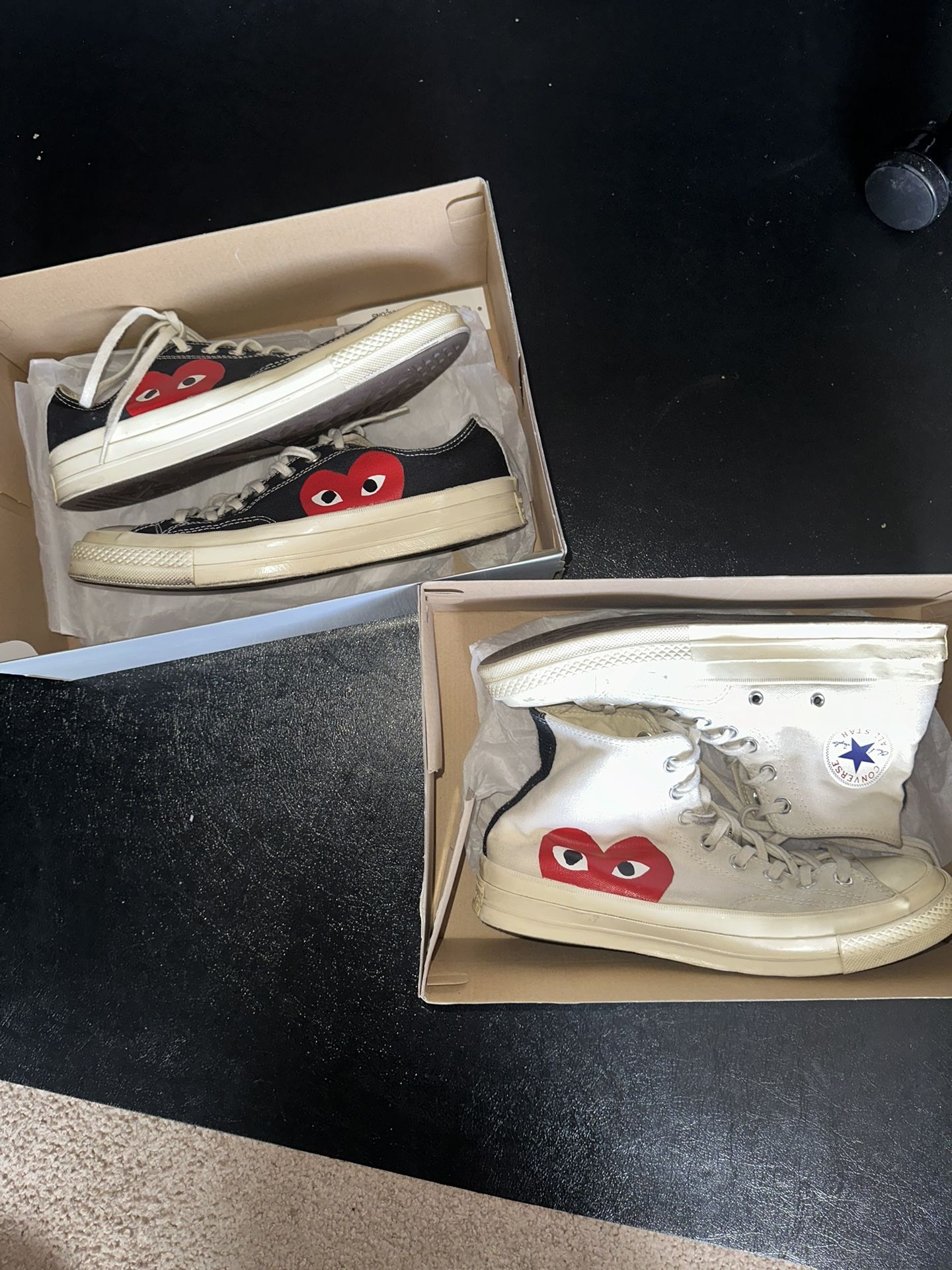 CDG Converse Size 9